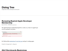 Tablet Screenshot of dialogtree.com